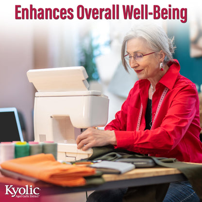 Kyolic - Odourless Aged Garlic Extract Everyday Support Extra Strength One-A-Day 1000mg, 60 Veg Tablets 60-Day Supply - Kyolic Garlic Supplements, Garlic Pills - Herbal Supplement for Wellness Support - Available at All In One Marketplace Canada