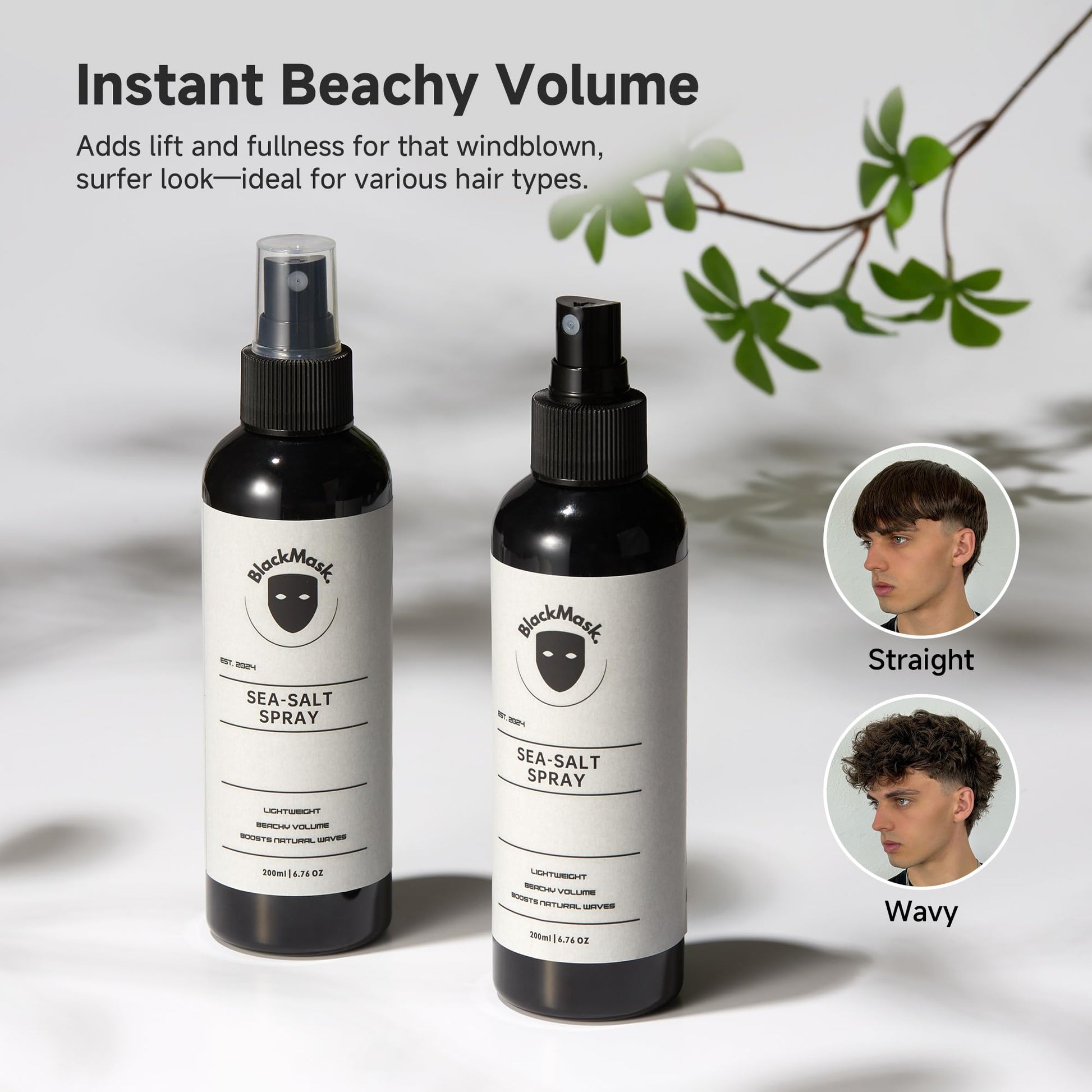 Sea Salt Spray for Men – Beach Wave Hair Texture Spray with Natural Matte Finish – Sea Salt Spray for Hair Styling Adds Definition, Volume & Texture - Available at All In One Marketplace Canada