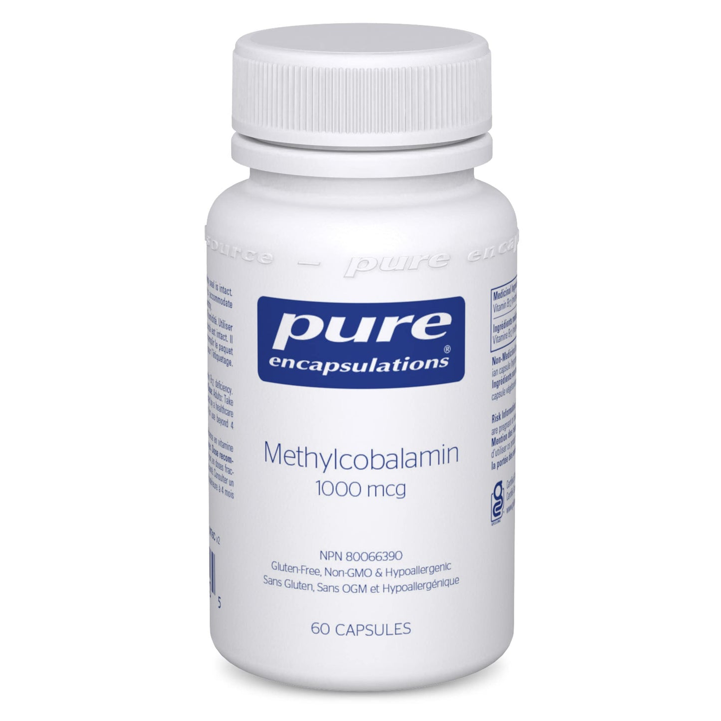 Pure Encapsulations Methylcobalamin 1,000 mcg - Vitamin B12 Supplement - Premium Vitamin B12 Capsules - 60 Capsules - Available at All In One Marketplace Canada