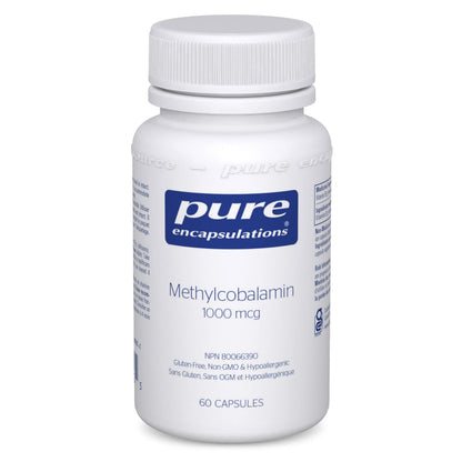Pure Encapsulations Methylcobalamin 1,000 mcg - Vitamin B12 Supplement - Premium Vitamin B12 Capsules - 60 Capsules - Available at All In One Marketplace Canada