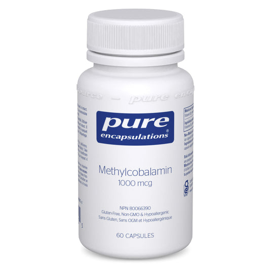 Pure Encapsulations Methylcobalamin 1,000 mcg - Vitamin B12 Supplement - Premium Vitamin B12 Capsules - 60 Capsules - Available at All In One Marketplace Canada