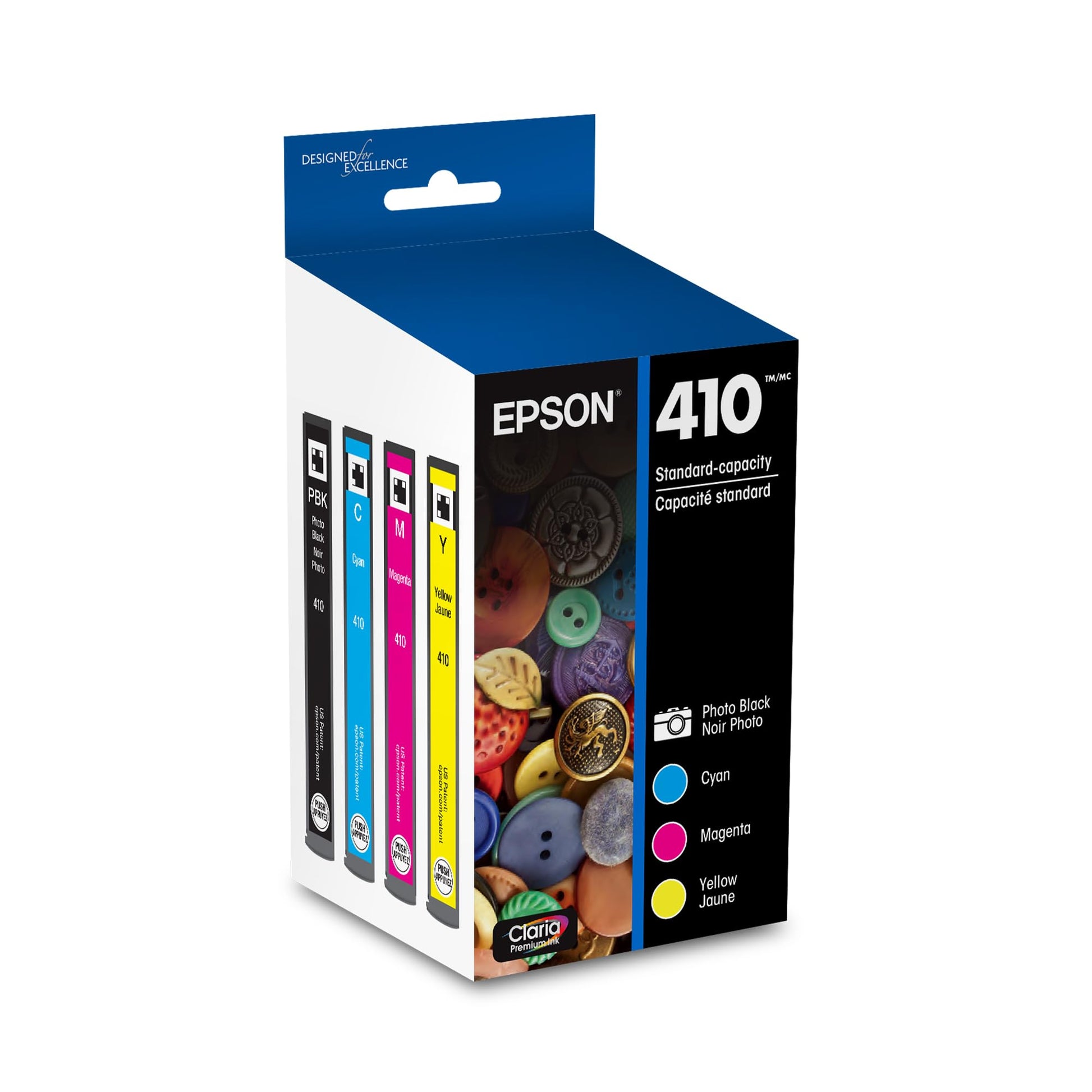 Epson 410 Claria Premium Ink Cartridge, Combo Pack (T410520) Epson