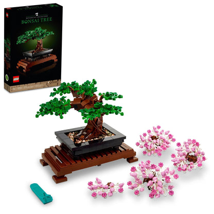 LEGO Icons Bonsai Tree Building Set - Artificial Bonsai Tree Plants for Home Decor, Adults Ages 18+ - Faux, Fake Plants for Table, Desk, Office - Birthday Gift for Men & Women - 10281 LEGO