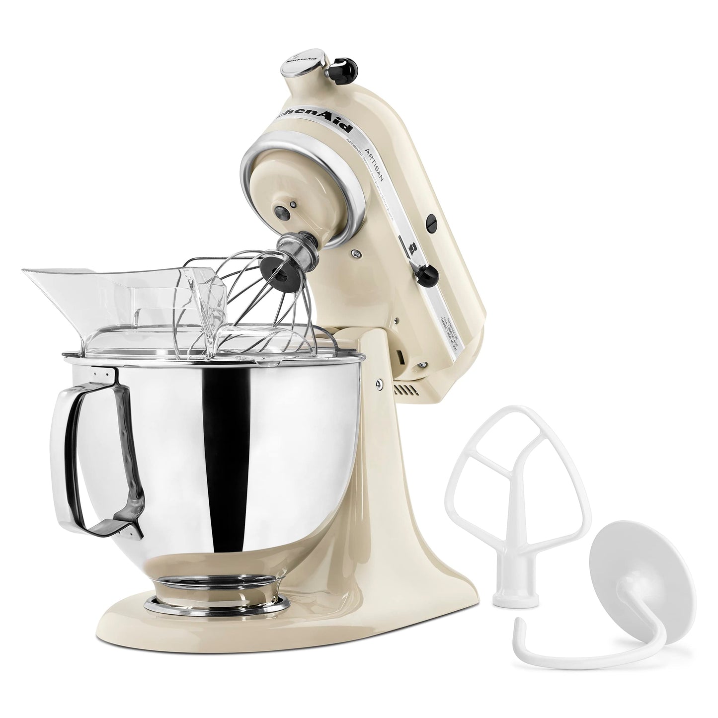 KitchenAid Artisan Series 5-Quart Tilt-Head Stand Mixer, Almond Cream, KSM150PSAC 🍁 All In One Marketplace Canada