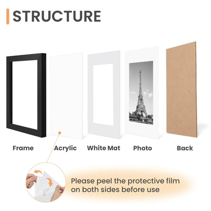 upsimples 11x14 Picture Frame Set of 10, Black 🍁 All In One Marketplace Canada