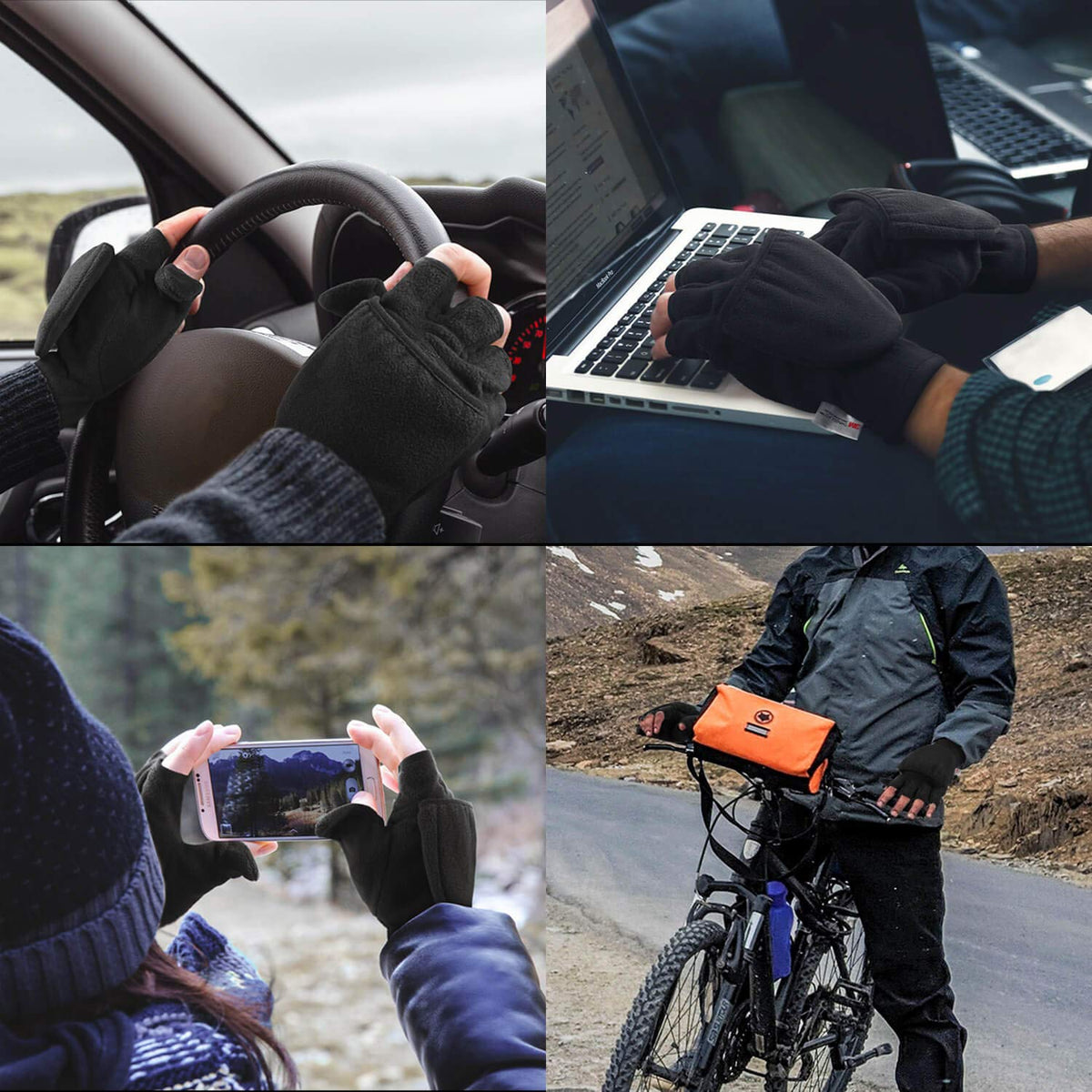 OZERO Mens Mittens Women, Thinsulate Gifts for Winter Touch Screen 🍁 All In One Marketplace Canada