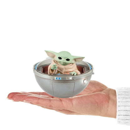 Hallmark Keepsake Christmas Ornament 2024, Star Wars: The Mandalorian Grogu in Hovering Pram with Light, Sound and Motion, Gifts for Star Wars Fans 🍁 All In One Marketplace Canada