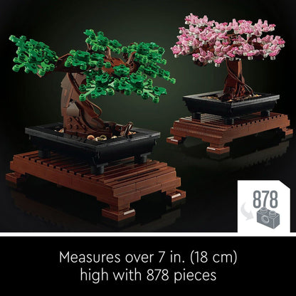LEGO Icons Bonsai Tree Building Set - Artificial Bonsai Tree Plants for Home Decor, Adults Ages 18+ - Faux, Fake Plants for Table, Desk, Office - Birthday Gift for Men & Women - 10281 LEGO