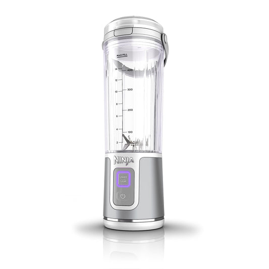 Ninja Blast Portable Blender, Cordless, 18oz. Vessel, Personal Blender for Shakes & Smoothies, BPA Free, Leakproof Lid, USB-C Rechargeable, White, BC151WHC (Canadian Version) 🍁 All In One Marketplace Canada Ninja
