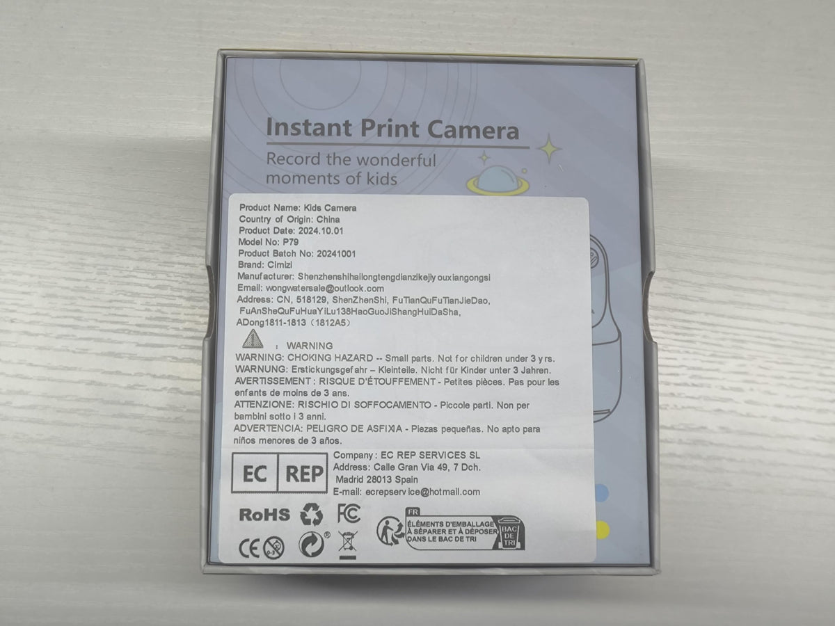 Upgrade Kids Camera Instant Print for Boys and Girls, 1080P HD Dual-Lens Selfie Digital Camera with Print Paper & 32G Card, Christmas Birthday Gifts Toys for Toddler and Teenagers Age 3-16 Years Old 🍁 All In One Marketplace Canada