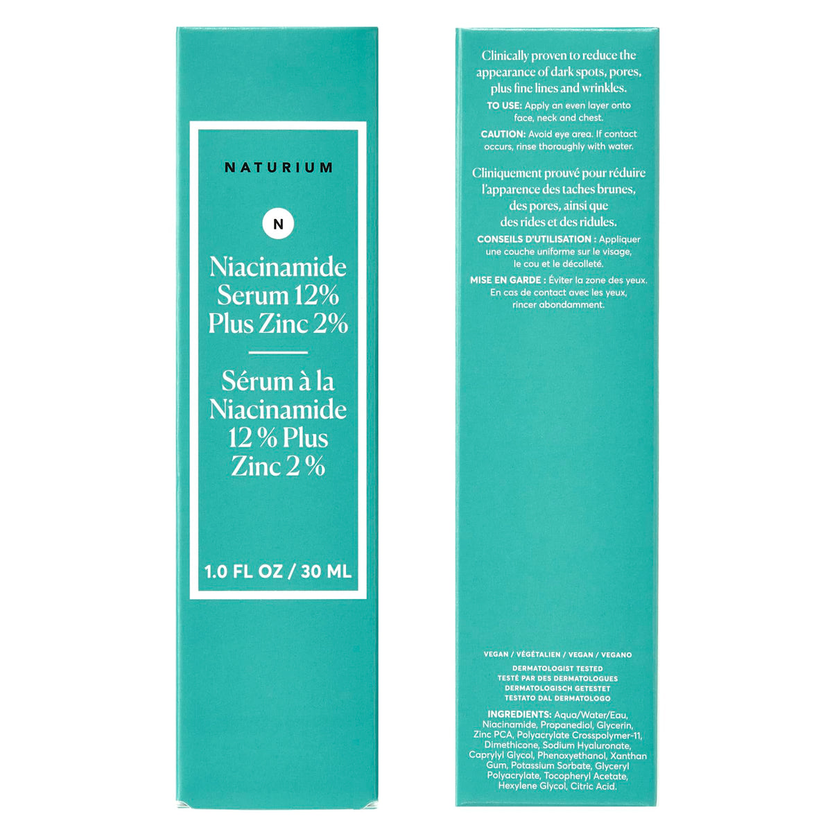 Naturium Niacinamide Face Serum 12% Plus Zinc 2%, 30 ml / 1.0 fl oz