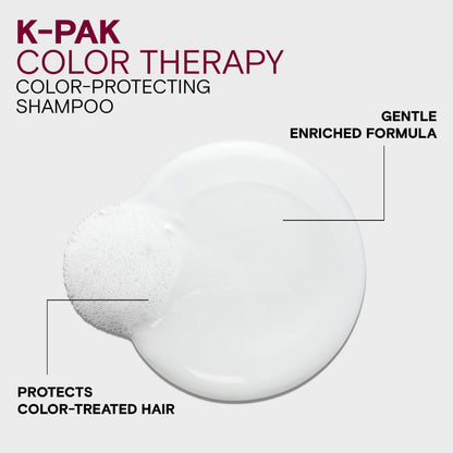 Joico K-Pak Color Therapy Color Protecting Shampoo, for Damaged, Colour Intensity, Heat Protectant with Argan and Keratin, Sulfate Free Joico