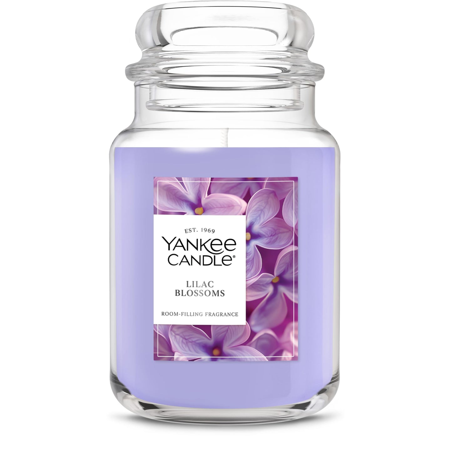 Yankee Candle Large Jar Scented Candle with up to 150 Hour Burn Time, Premium Plant Wax Blend for Cleaner Consistent Burn and Room Filling Fragrance, 22 oz, Lilac Blossoms 🍁 All In One Marketplace Canada
