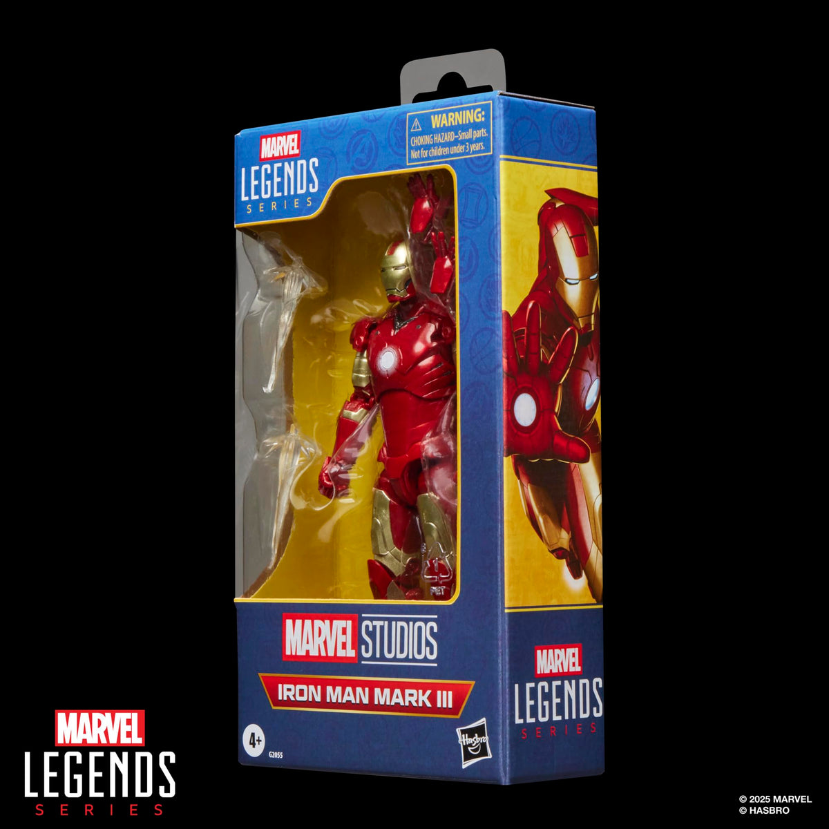 Marvel Legends Series Iron Man Mark III, Iron Man Movie Collectible 6-Inch Scale Action Figure Toy