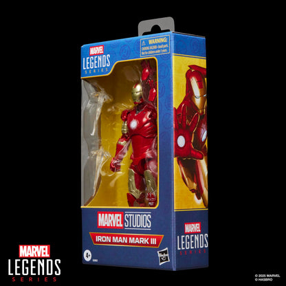 Marvel Legends Series Iron Man Mark III, Iron Man Movie Collectible 6-Inch Scale Action Figure Toy