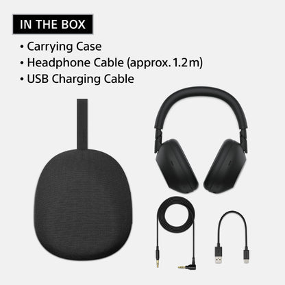 Sony WH-1000XM6 The Best Wireless Noise Canceling Headphones, HD NC Processor QN3, 12 Microphones, Adaptive NC Optimizer, Mastered by Engineers, Studio-Quality, 30-Hour Battery, Platinum Silver