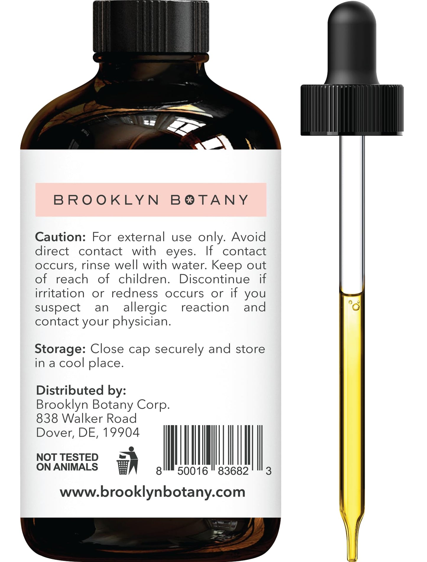 Brooklyn Botany Sweet Orange Essential Oil - Huge 118 ml - 100% Pure and Natural - Premium Grade with Dropper - for Aromatherapy and Diffuser