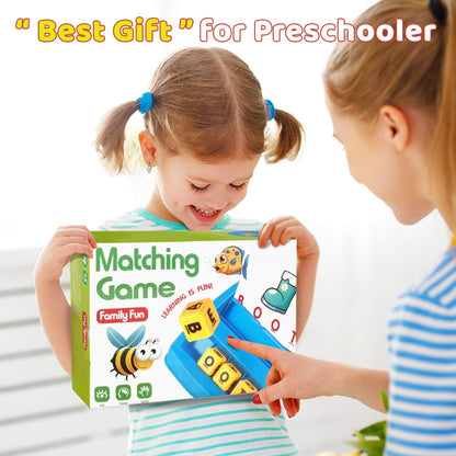 HahaGift Educational Toys for 2-5 Year Old Girl Gifts, Matching Letter Learning Games Activities, Christmas Birthday Gift for Toddler Kids Age 2 3 4 5 Year Olds Girls 🍁 All In One Marketplace Canada