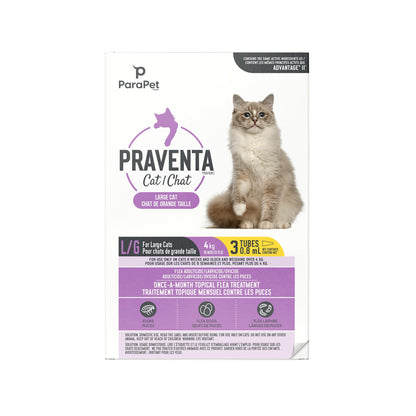 Parapet Praventa for Large Cats - 3 Tubes ParaPet