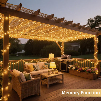 Tcamp 105FT 300LED Christmas Tree Lights End to End Plug, Memory Function 🍁 All In One Marketplace Canada