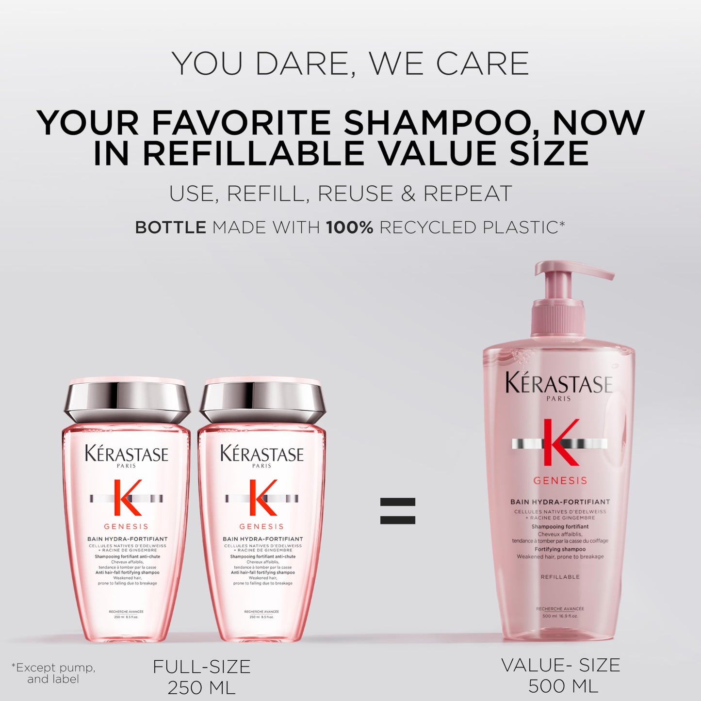 Kérastase Genesis Bain Hydra-Fortifiant Shampoo for Weak Hair, 500 mL KÉRASTASE