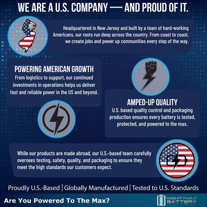 Mighty Max Battery YTX14-BS Gel - 12V 12AH 200 CCA - Battery Brand Product Mighty Max Battery