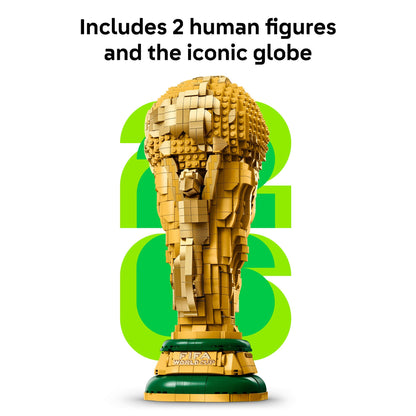 LEGO Editions FIFA World Cup Official Trophy Building Set - Kit for Display in Bedroom, Home Office, Book Shelf - Soccer Fans Collectible - with World Cup 2026 Minifigure - Gift for Fans - 43020 🍁 All In One Marketplace Canada