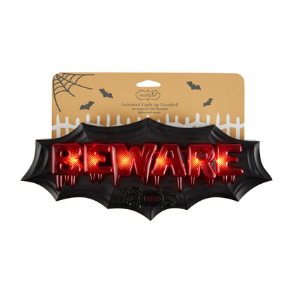Mud Pie Beware Halloween Doorbell