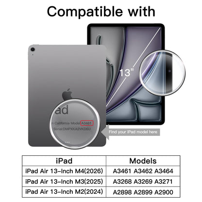 JETech Screen Protector for iPad Air 13-Inch M4/M3/M2 (2026/2025/2024), 9H Tempered Glass Film, HD Clear, 2-Pack