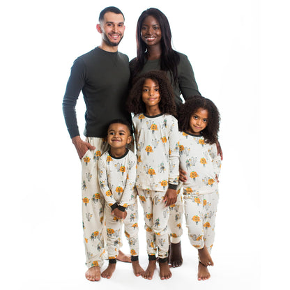 Pyjama familial assorti Burt's Bees Baby pour femme et bébé, pyjama de Noël, pyjama en coton biologique, costume d'Halloween, 6 mois