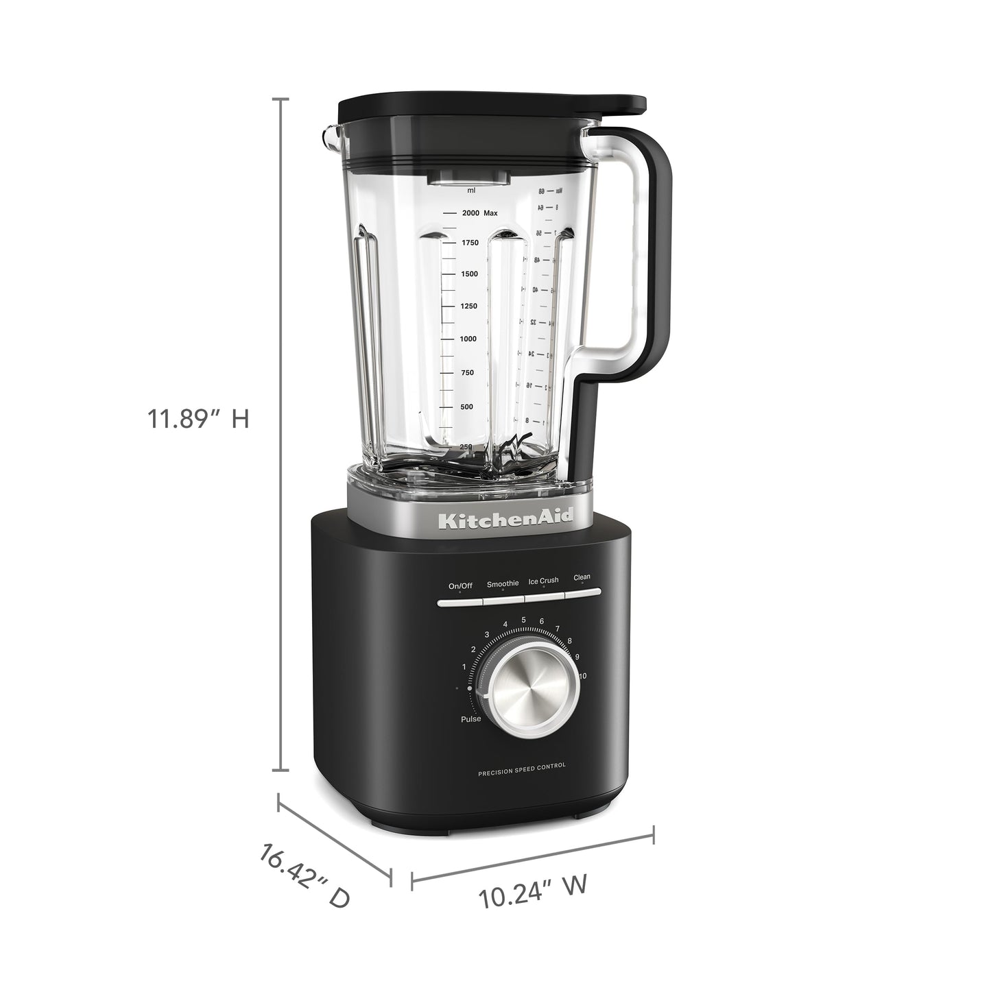 KitchenAid® Pure Power Blender KSB2072BM - Black Matte 🍁 All In One Marketplace Canada