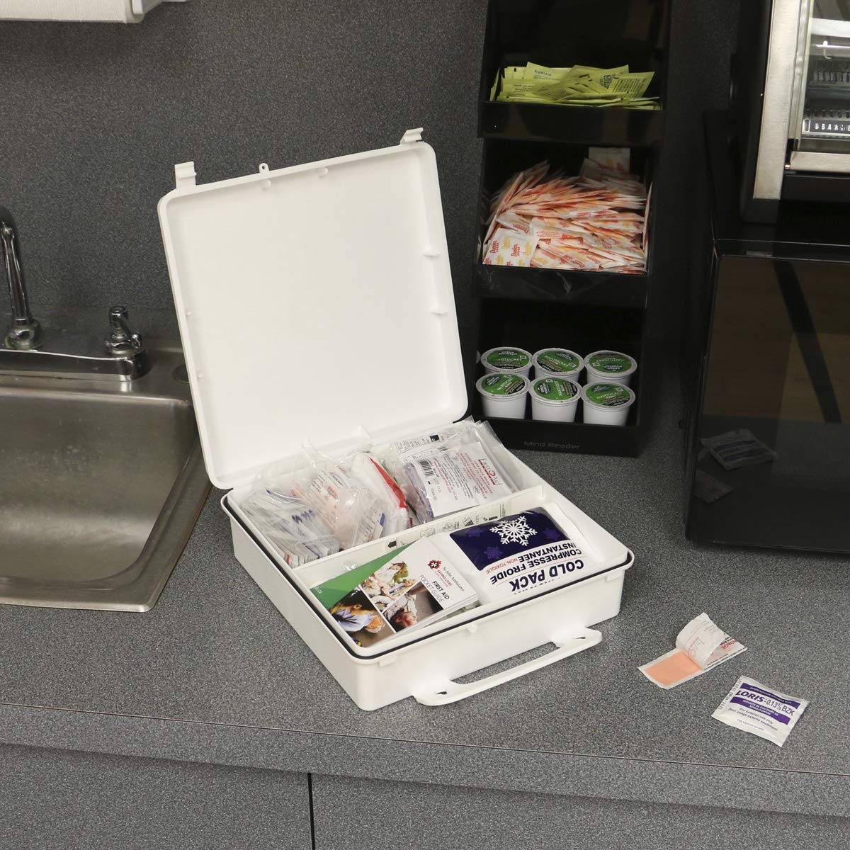 First Aid Central AZ-APFAKP All-Purpose Emergency First Aid Kit For Home, Work, and Travel, 145 Pieces - Available at All In One Marketplace Canada