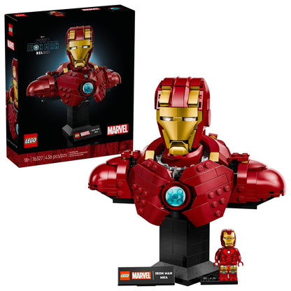 LEGO Marvel Iron Man MK4 Bust - Building Kit for Adults, Ages 18+ - Includes Iron Man Minifigure - Collectible Model for Super Hero Fans - Gift for Men and Women - 76327 🍁 All In One Marketplace Canada