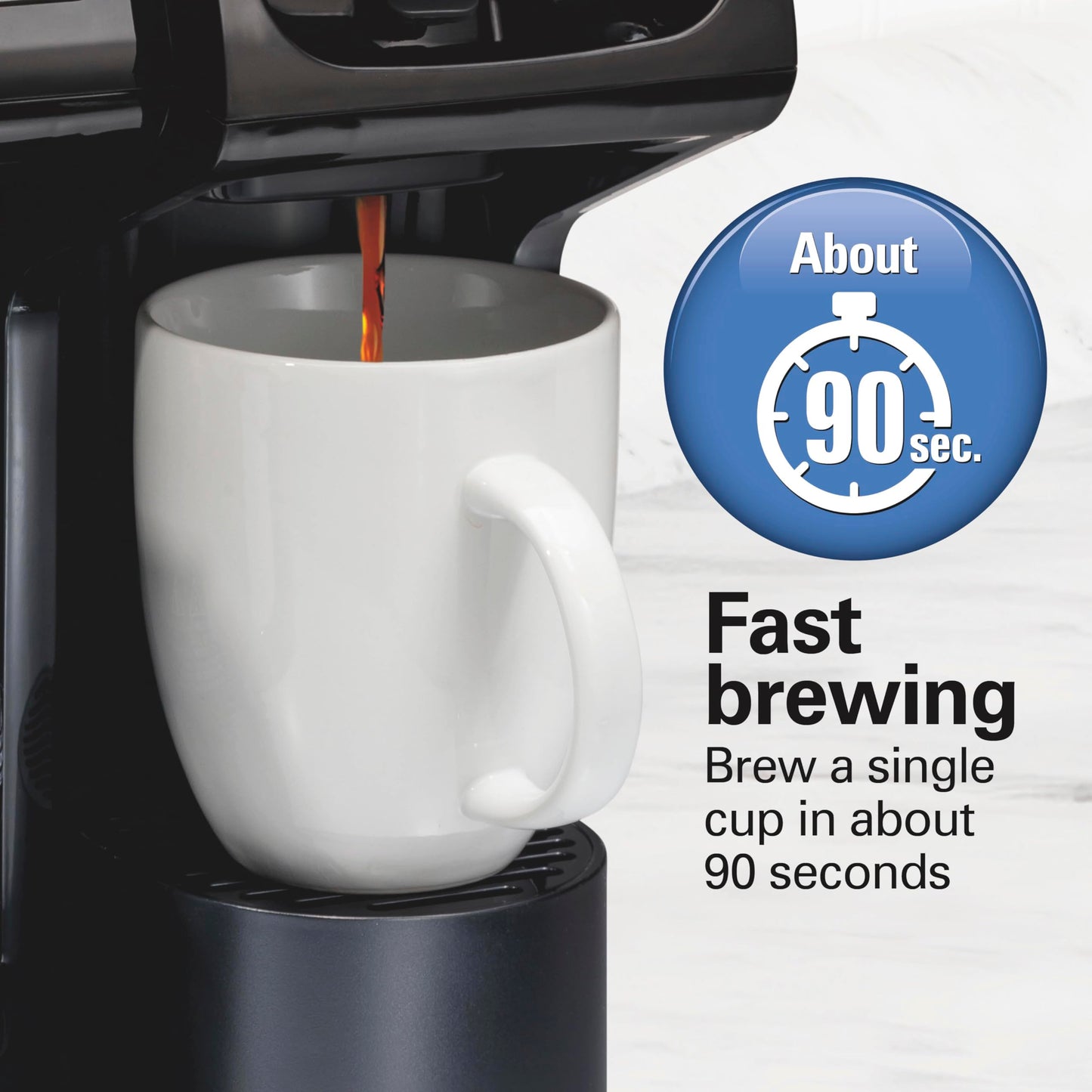 Hamilton Beach FlexBrew Trio 3-Way Coffee Maker, Single Serve & 12 Cup Drip Coffee Maker, Pod & Ground Coffee Compatible, Fast Brewing, Programmable, 56 oz Reservoir, Black (49902C) - Available at All In One Marketplace Canada