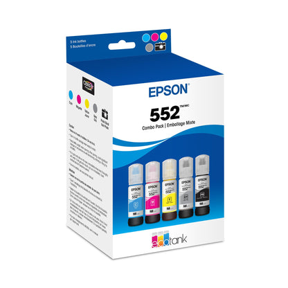Epson 552 Genuine EcoTank Ink Color Combo Pack T552920 Epson