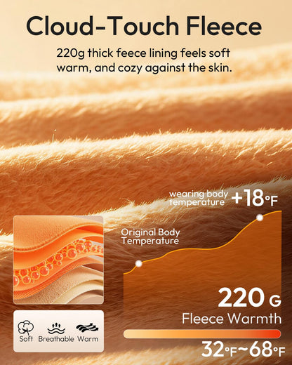 JS LifeStyle Fleece Lined Tights Leggings for Women Thermal One Seam 🍁 All In One Marketplace Canada