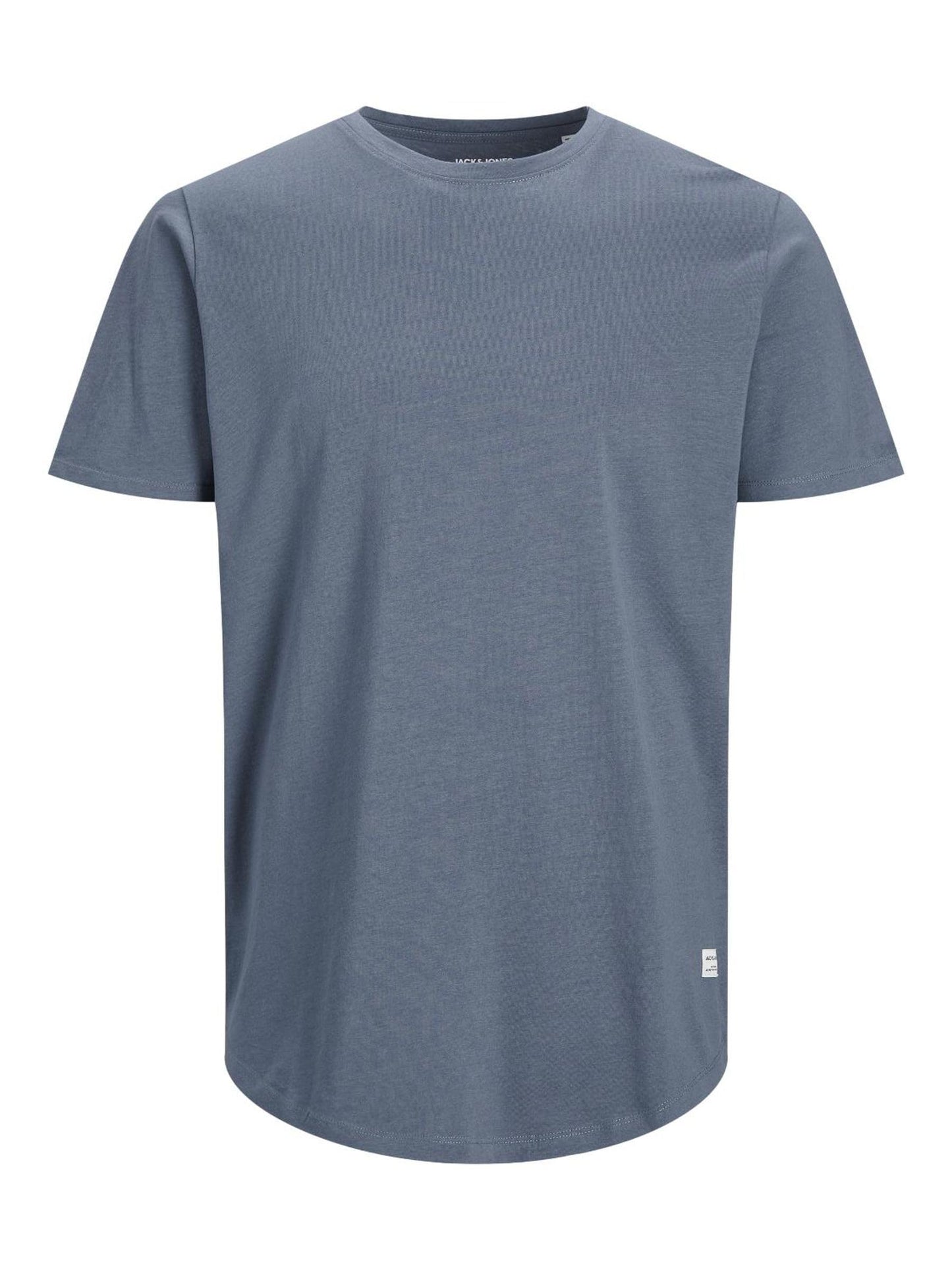 JACK & JONES Men's Long Line Fit T-Shirt JJENOA TEE SS Crew Neck NOOS White Medium JACK & JONES