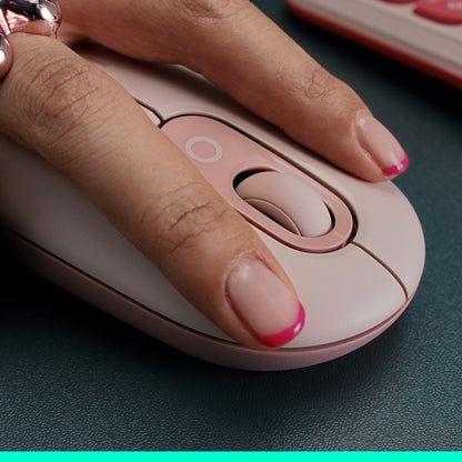 Logitech POP Mouse, Compact and Portable Wireless Bluetooth - Graphite