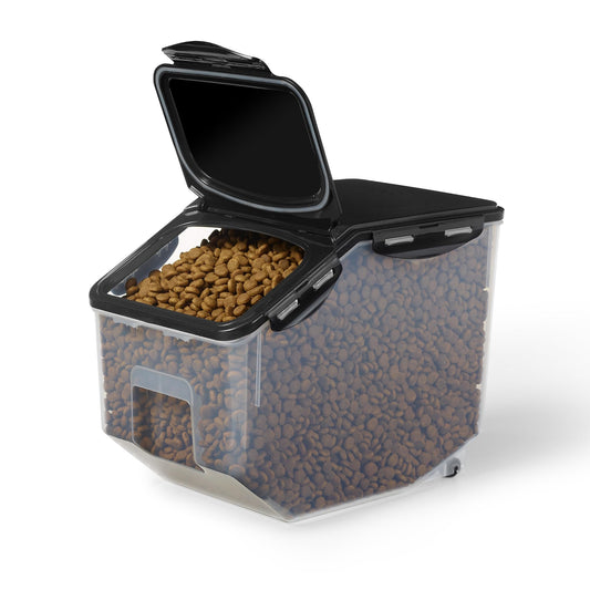 Starfrit LocknLock Pet Food Container with Wheels - 406oz/12L - Airtight - 4-Sided Locking Flip Top Lid 🍁 All In One Marketplace Canada Starfrit