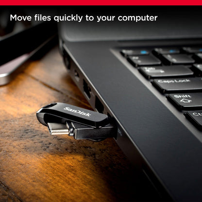 SanDisk 128GB Ultra Dual Drive Go USB Type-C Flash Drive, Black - SDDDC3-128G-G46 🍁 All In One Marketplace Canada