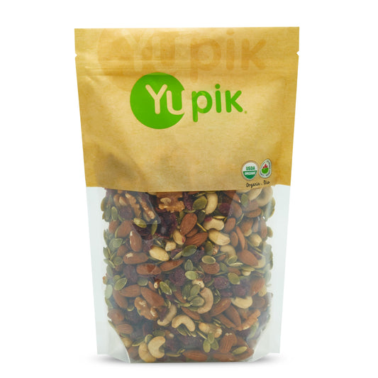 Yupik Organic Protein Boost Mix – 1kg Blend of Cashews, Almonds, Pumpkin Seeds, Walnuts & Cranberries