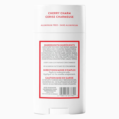 Native Aluminum-Free Deodorant, 72-Hour Protection, Cherry Charm, 75 g