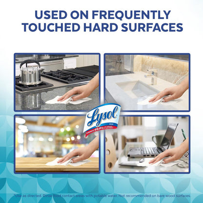 Lysol Disinfecting Wipes, Thick Cleaning Wipes with Micro-Pocket Pattern for Home & Electronics, Kills 99.9% of Germs, Removes Allergens, Coconut & Sea Minerals Scent, 6 X 75 Count (450 Total Wipes) 🍁 All In One Marketplace Canada