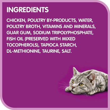 Whiskas Perfect Portions Kitten Wet Cat Food, Chicken Flavour, 75g whiskas