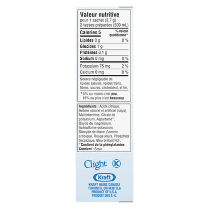 Crystal Light Singles Strawberry Orange Banana Drink Mix, 12-Count Case