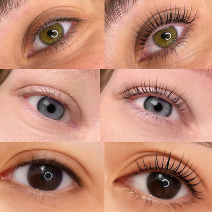 Korean Lash Lift Kit - 5 Sets At Home Eyelash Perm Kit with Upgraded Glue, Eyelash Lift, DIY Lash Perm Easy for Beginner & Professional, Semi Permanent Perming Wave Suitable For Salon & Home (Blue) - Available at All In One Marketplace Canada