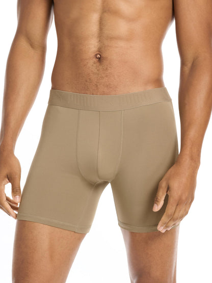 Puma Men's 5 Pack Performance Boxer Briefs, Olive/Blue/Black, Medium 🍁 All In One Marketplace Canada