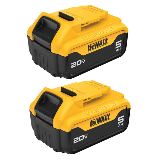 DEWALT 20V Max XR 20V Battery, 5.0-Ah, 2-Pack (DCB205-2) - Available at All In One Marketplace Canada