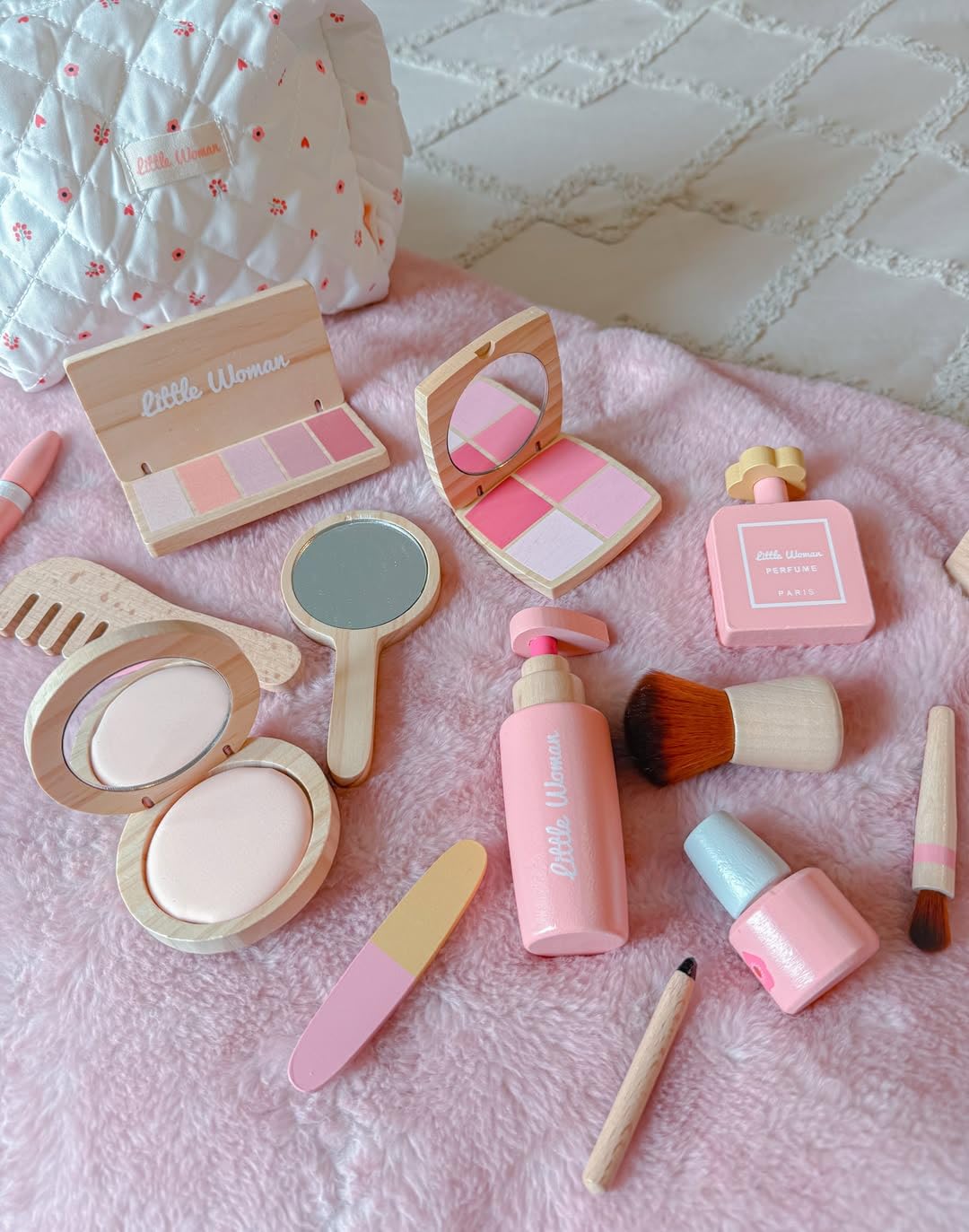 WELIN 17-Pieces Wooden Makeup Toy Set 🍁 All In One Marketplace Canada