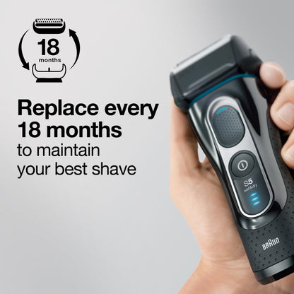 Braun Series 5 52S Electric Shaver Head Replacement Cassette – Silver